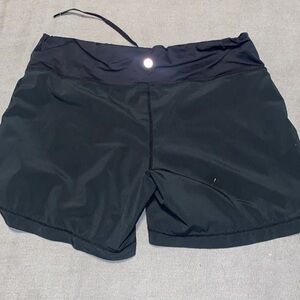 Women's Black Athletic lululemon shorts